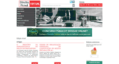 Desktop Screenshot of direitopenalvirtual.com.br